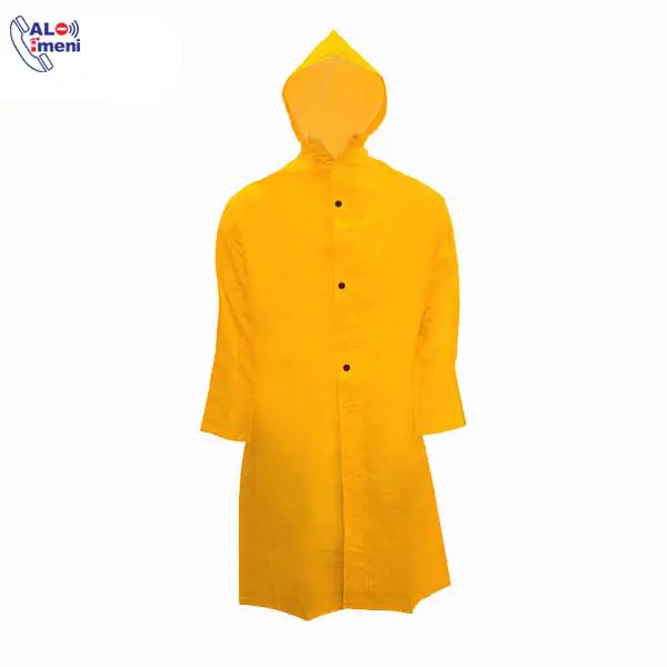 لباس بارانی ضد اسید زرد