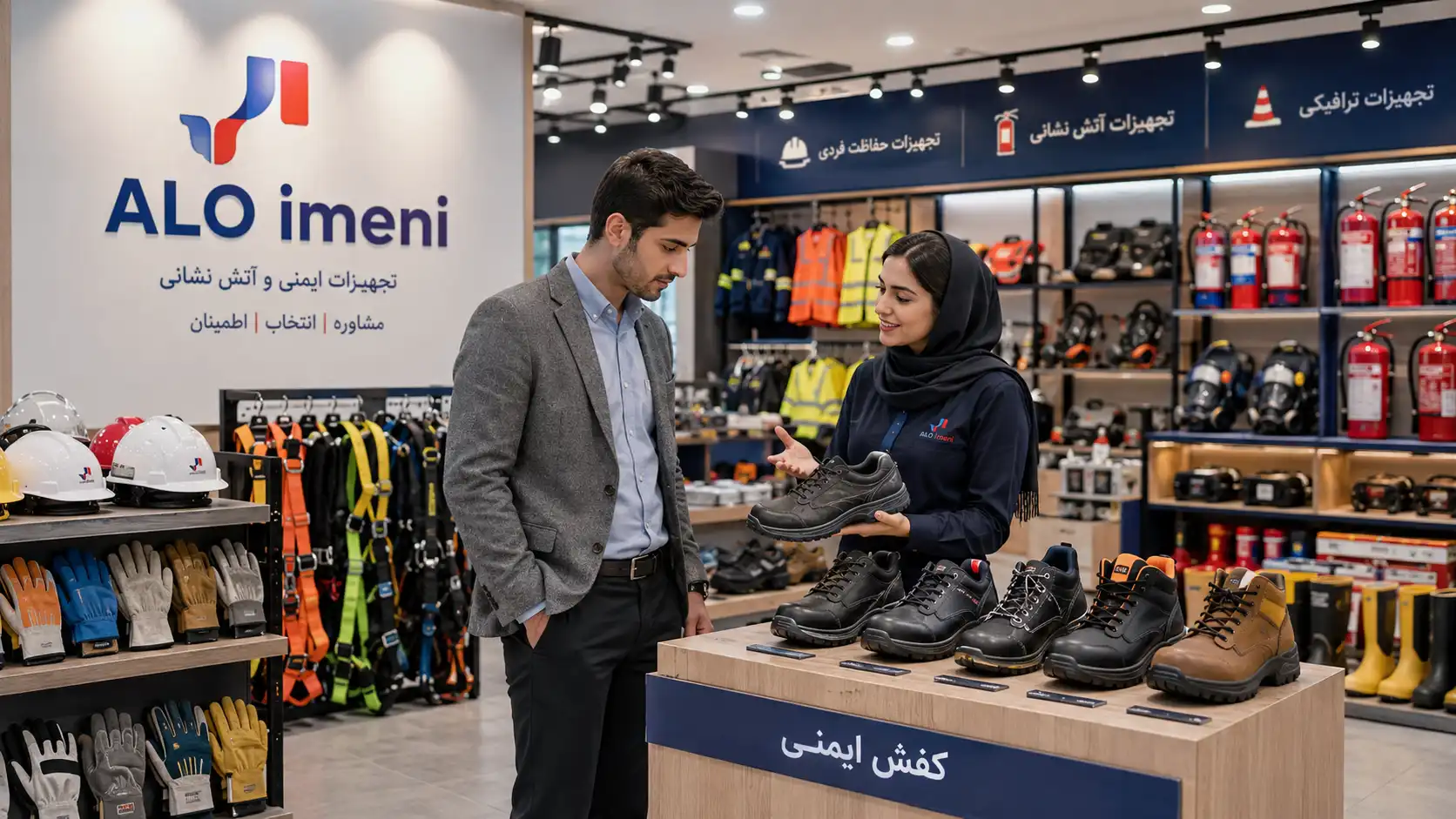 تفاوت کفش کار و کفش ایمنی