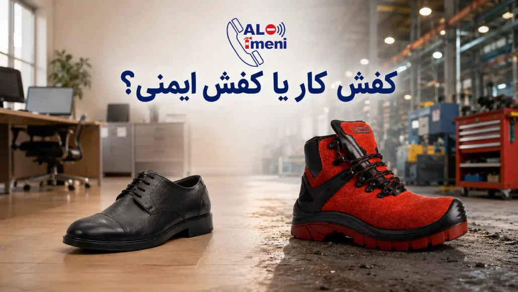 تفاوت کفش کار و کفش ایمنی